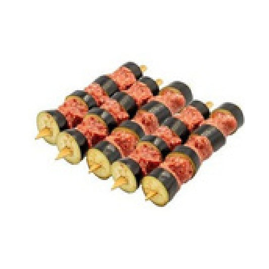 5 Skewers Lamb Kabab With Eggplant 500g